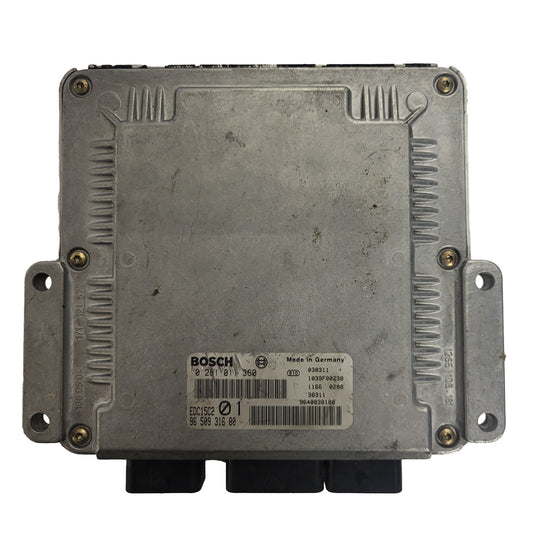 PEUGEOT 406 ECU / 0281011360 / 9650931680 / EDC15C2 / BOSCH