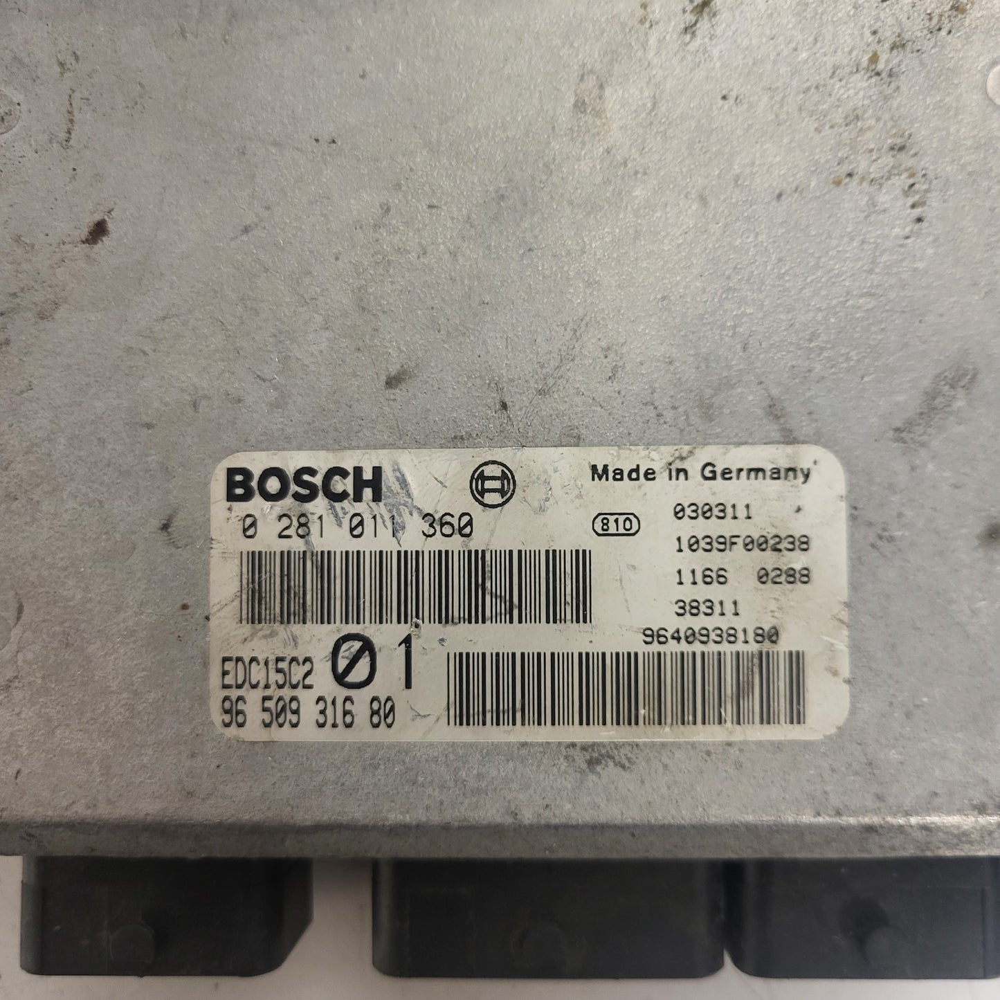 PEUGEOT 406 ECU / 0281011360 / 9650931680 / EDC15C2 / BOSCH