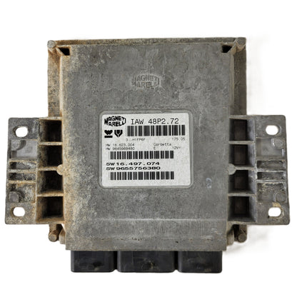 PEUGEOT CITROEN ECU / IAW 48P2.72 / SW 9655756380 / HW 9645989480 / MAGNETI MARELLI