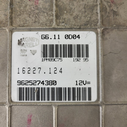 Peugeot 106 ECU / G6.11 / 9625274380 / 16227.124 / MAGNETI MARELLI