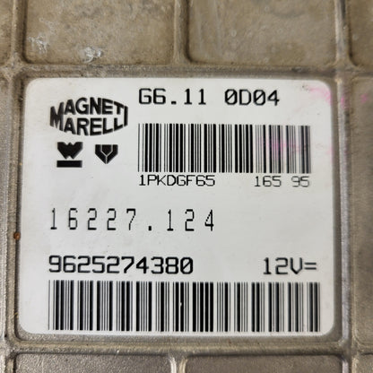 Peugeot 106 ECU / G6.11 / 9625274380 / 16227.124 / MAGNETI MARELLI
