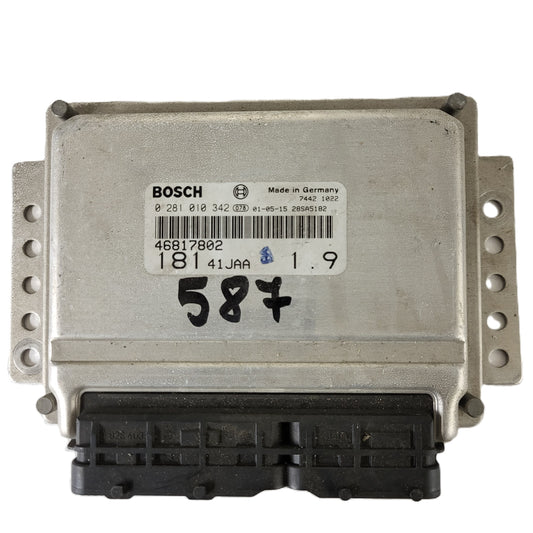 FIAT MAREA TIPO 1.9 JTD ECU / 0281010342 / 46817802 / BOSCH