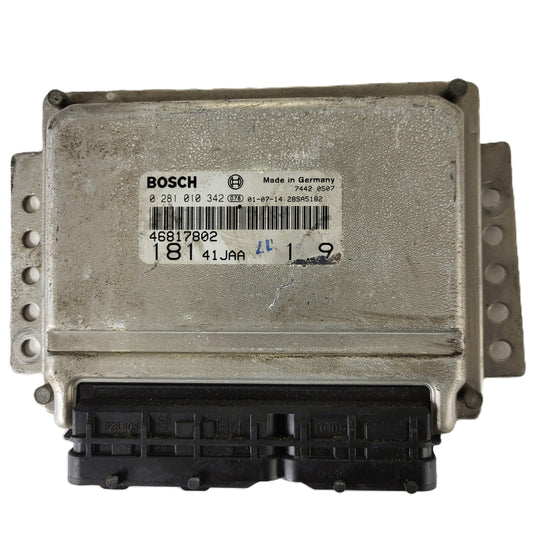 FIAT MAREA TIPO 1.9 JTD ECU / 0281010342 / 46817802 / BOSCH