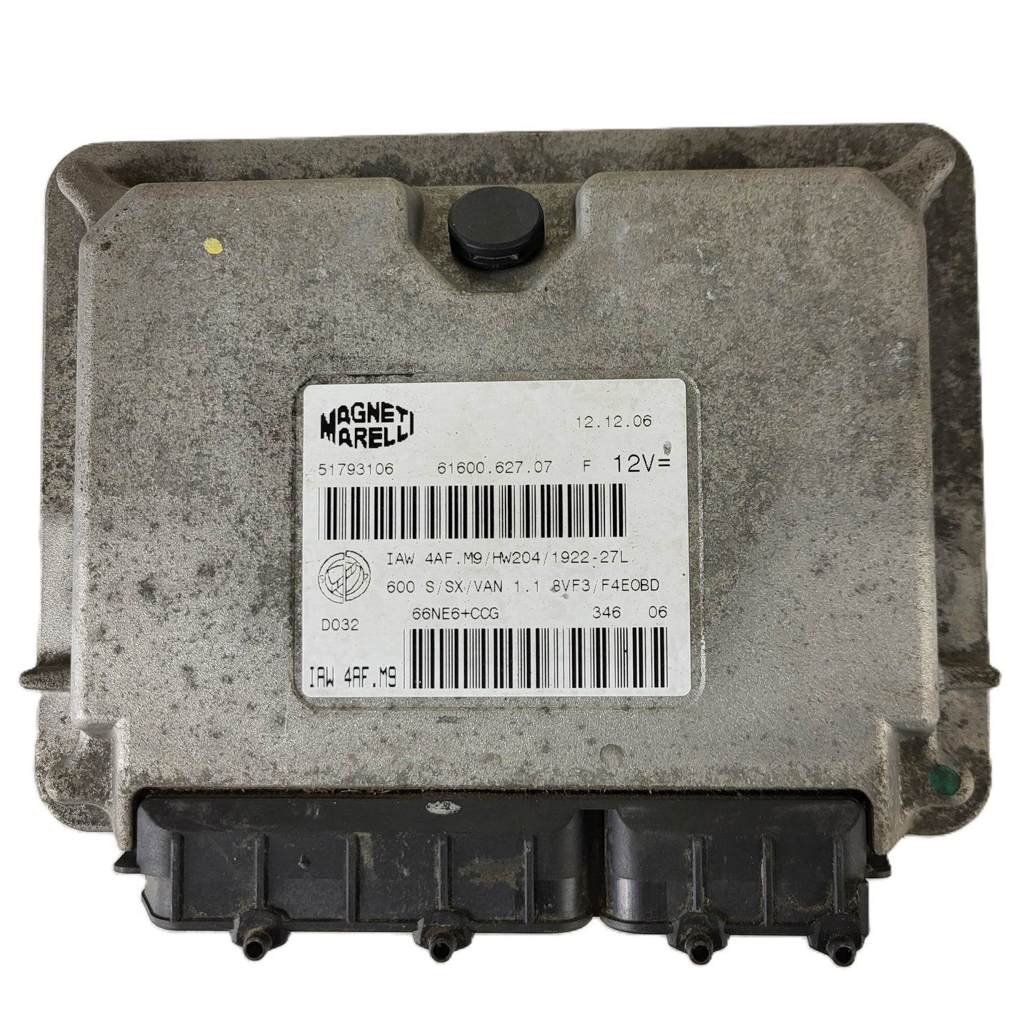 Fiat Seicento 600 ECU / 51793106 / IAW 4AF.M9 / 61600.627.07 / HW204