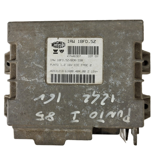 Fiat Punto 1.2 16V ECU / IAW18FD.5Z / 46531218 / 61600.404.00 / MAGNETI MARELLI