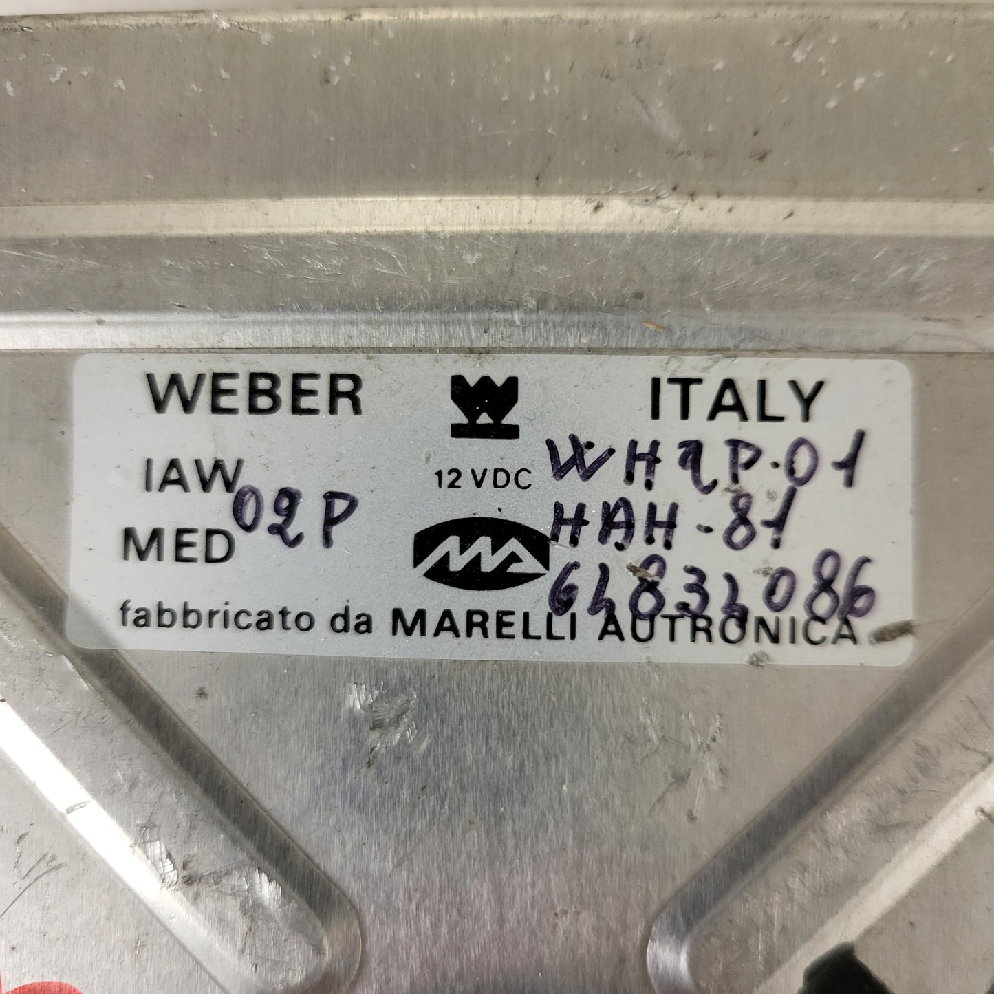 LANCIA FIAT DELTA ECU / IAW 02P / WH2P.01 / HAH-81 / 64834086 / WEBER