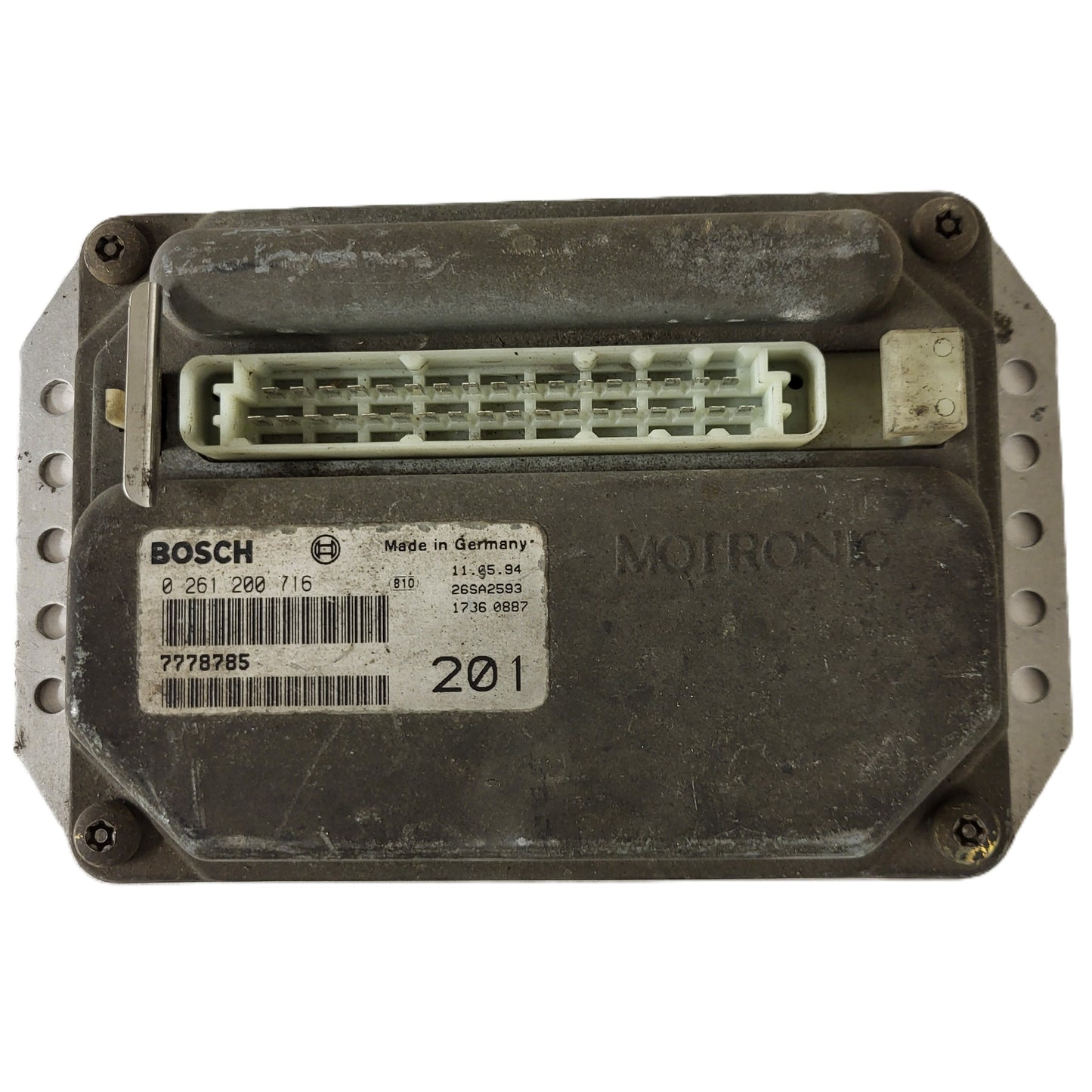 LANCIA Y10 ECU / 0261200716 / 7778785 / 00077787850 / BOSCH