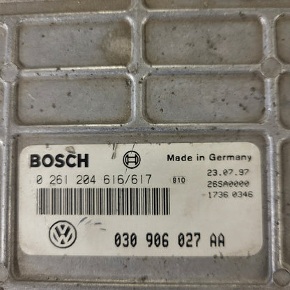 VOLKSWAGEN POLO ECU / 030906027AA / 0261204616/617 / BOSCH