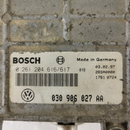 VOLKSWAGEN POLO ECU / 030906027AA / 0261204616/617 / BOSCH