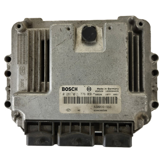 Renault 1.9DCI ECU / 0281011776 / 8200391966 / 8200386508 / BOSCH