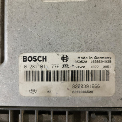 Renault 1.9DCI ECU / 0281011776 / 8200391966 / 8200386508 / BOSCH
