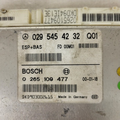 Mercedes A-Class W168 ESP ECU / 0295454232 / 0265109477 / BOSCH