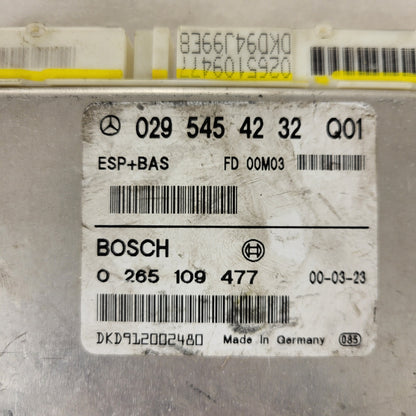 Mercedes A-Class W168 ESP ECU / 0295454232 / 0265109477 / BOSCH