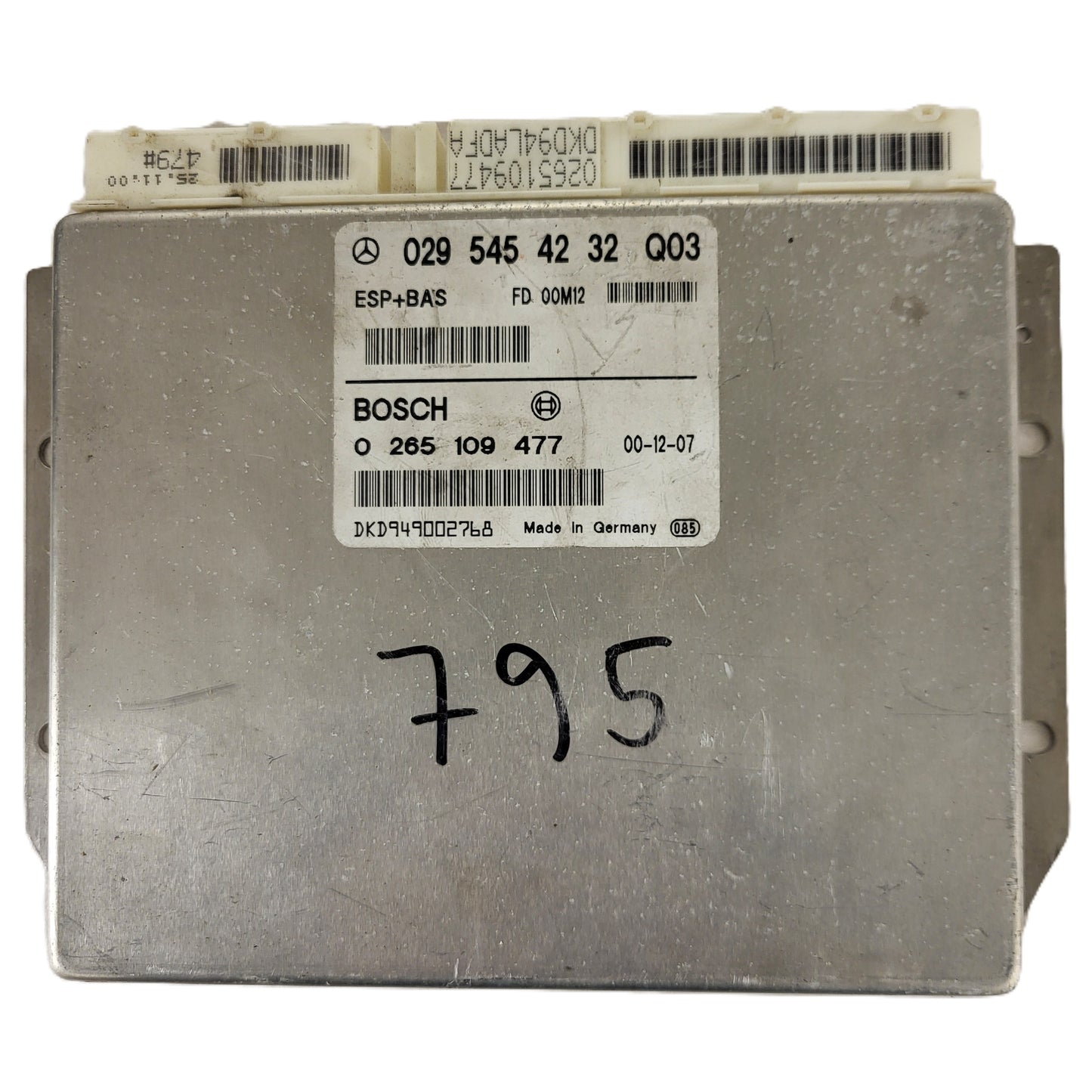 Mercedes A-Class W168 ESP ECU / 0295454232 / 0265109477 / BOSCH