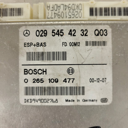 Mercedes A-Class W168 ESP ECU / 0295454232 / 0265109477 / BOSCH