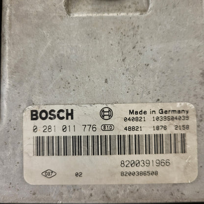 Renault 1.9DCI ECU / 0281011776 / 8200391966 / 8200386508 / BOSCH