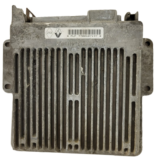 Renault Clio Twingo ECU / PLF 7700107197 / HOM 7700105560 / 21624886-4 / SAGEM