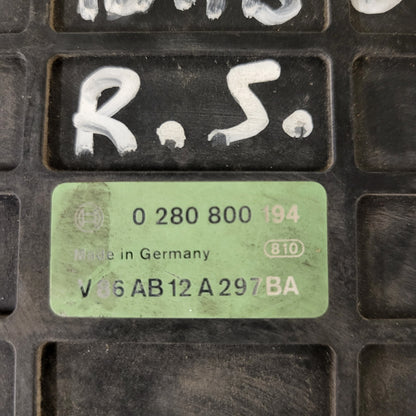 FORD ESCORT RS TURBO ECU / 0280800194 / V86AB-12A297-BA / V86AB12A297BA