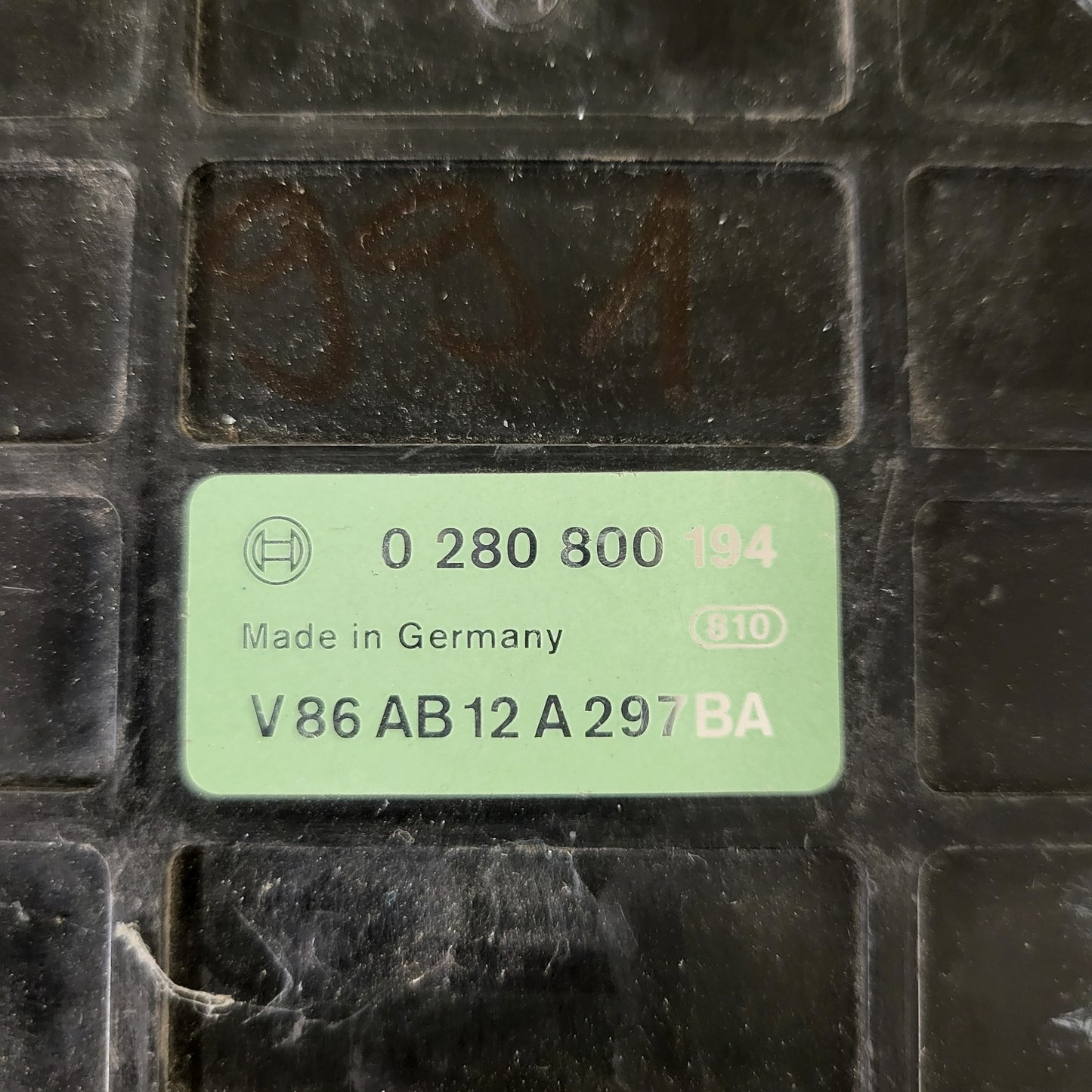 FORD ESCORT RS TURBO ECU / 0280800194 / V86AB-12A297-BA / V86AB12A297BA