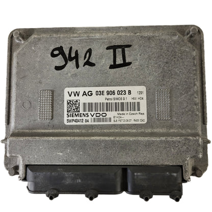 ŠKODA FABIA ECU / 03E906023B / 5WP40845 04 / SIMOS 9.1 / SIEMENS