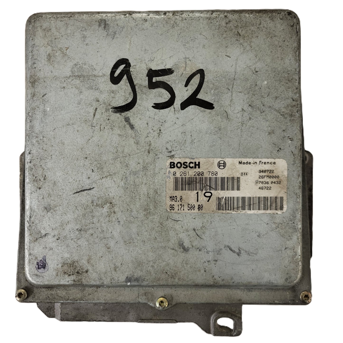 Peugeot Citroen ECU / 0261200780 / 9617150080 / MA3.0 / BOSCH