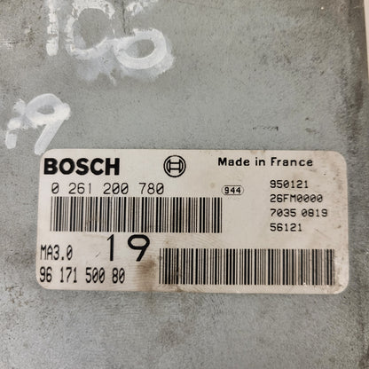Peugeot Citroen ECU / 0261200780 / 9617150080 / MA3.0 / BOSCH