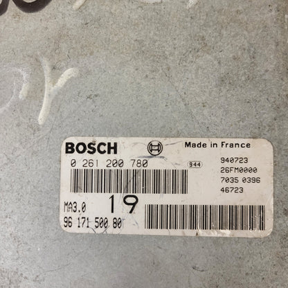 Peugeot Citroen ECU / 0261200780 / 9617150080 / MA3.0 / BOSCH