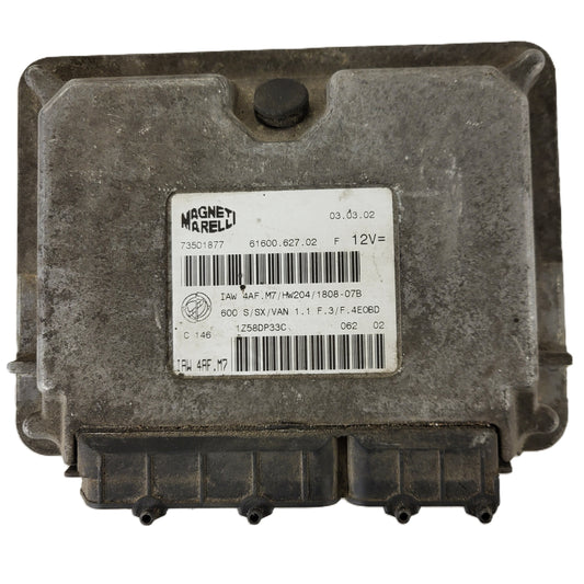 Fiat 600 ECU / IAW4AF.M7 / 73501877 / HW204 / MAGNETI MARELLI