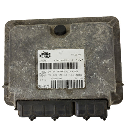 Fiat 600 ECU / IAW4AF.M7 / 73501877 / HW204 / MAGNETI MARELLI