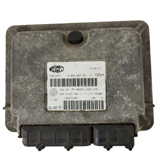 Fiat 600 ECU / IAW4AF.M7 / 73501877 / HW204 / MAGNETI MARELLI