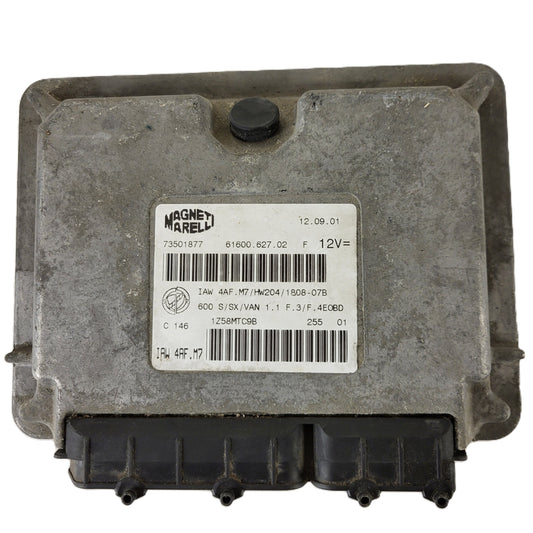 Fiat 600 ECU / IAW4AF.M7 / 73501877 / HW204 / MAGNETI MARELLI