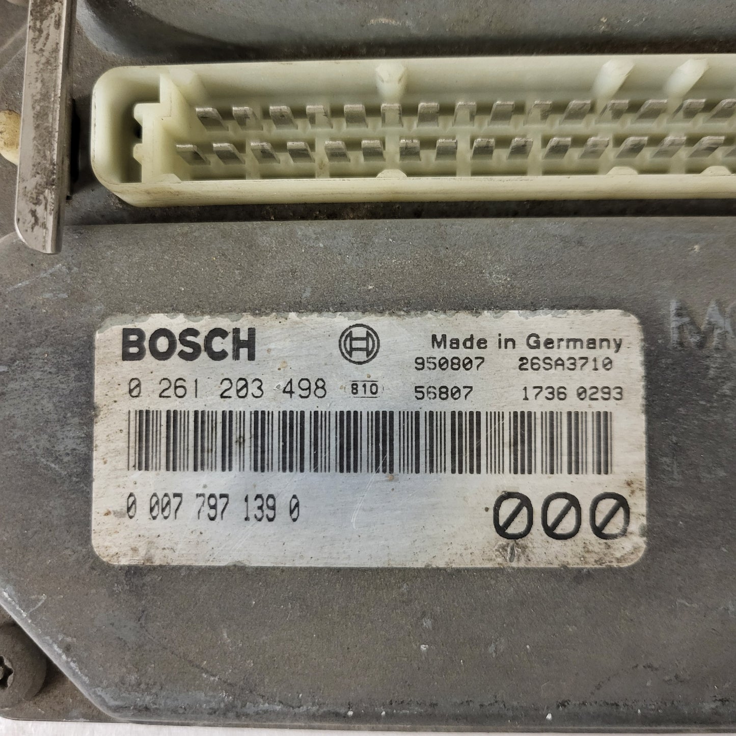 LANCIA Y10 ECU / 0261203498 / 00077971390 / BOSCH