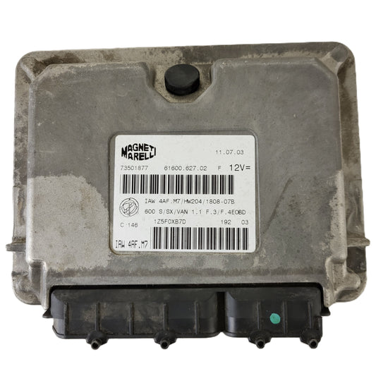 Fiat 600 ECU / IAW4AF.M7 / 73501877 / HW204 / MAGNETI MARELLI