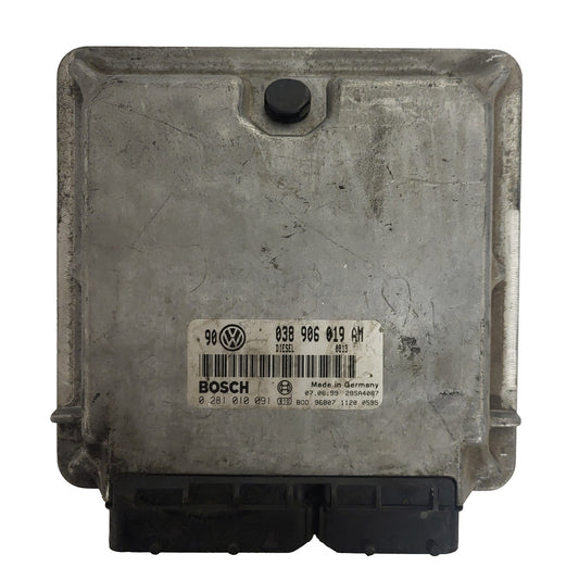 VW GOLF ECU / 038906019AM / 0281010091 / BOSCH