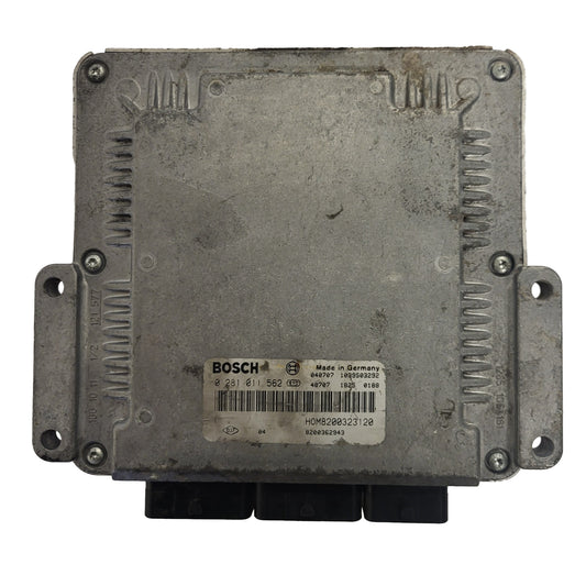 RENAULT KANGOO ECU / 0281011562 / HOM8200323120 / 8200362943 / BOSCH