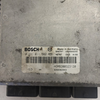 RENAULT KANGOO ECU / 0281011562 / HOM8200323120 / 8200362943 / BOSCH