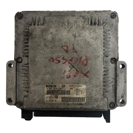 CITREON XSARA PICASSO ECU / 0281010137 / EDC15C2 / 9635158480 / BOSCH