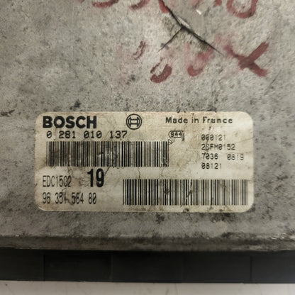 CITREON XSARA PICASSO ECU / 0281010137 / EDC15C2 / 9635158480 / BOSCH