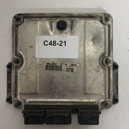 FIAT SCUDO ECU / 0281010591 / EDC15C2 / 9643527180 / BOSCH
