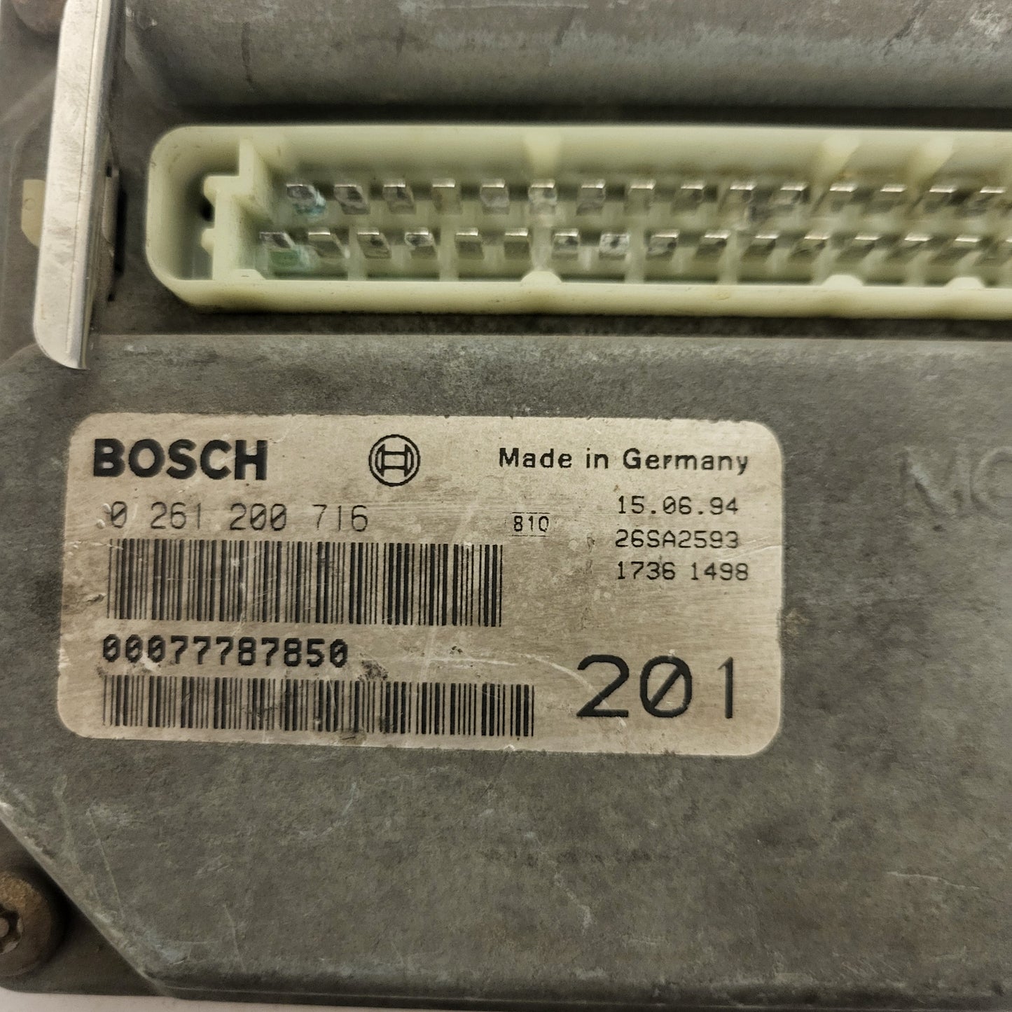 LANCIA Y10 ECU / 0261200716 / 7778785 / 00077787850 / BOSCH