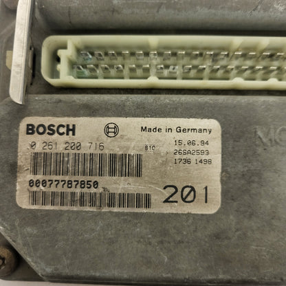 LANCIA Y10 ECU / 0261200716 / 7778785 / 00077787850 / BOSCH