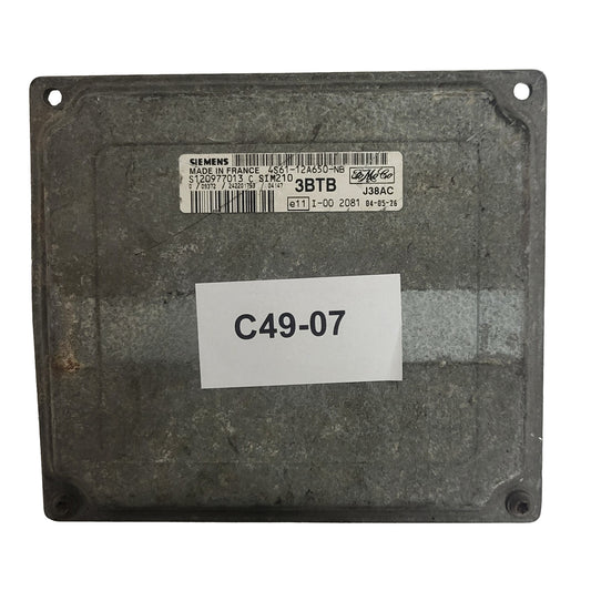 FORD FIESTA ECU / 4S61-12A650-NB / S120977013 / S120977013C / SIM210 / 3BTB / SIEMENS