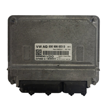 VW SEAT ŠKODA ECU / 03E906023D / 5WP40502 04 / SIMOS 9.1 / SIEMENS