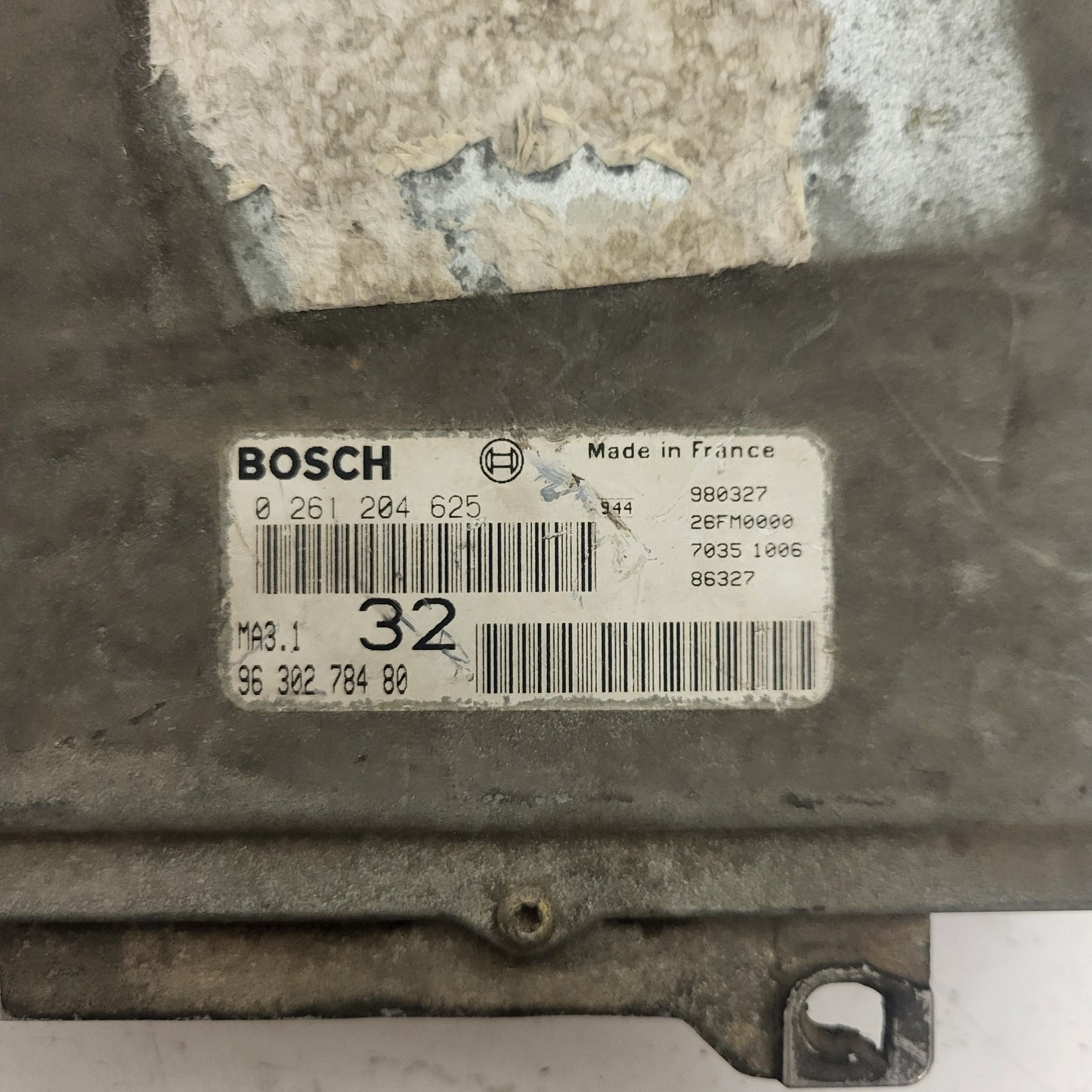 PEUGEOT CITROEN 106 SAXO ECU / 0261204625 / 9630278480 / MA3.1 / BOSCH