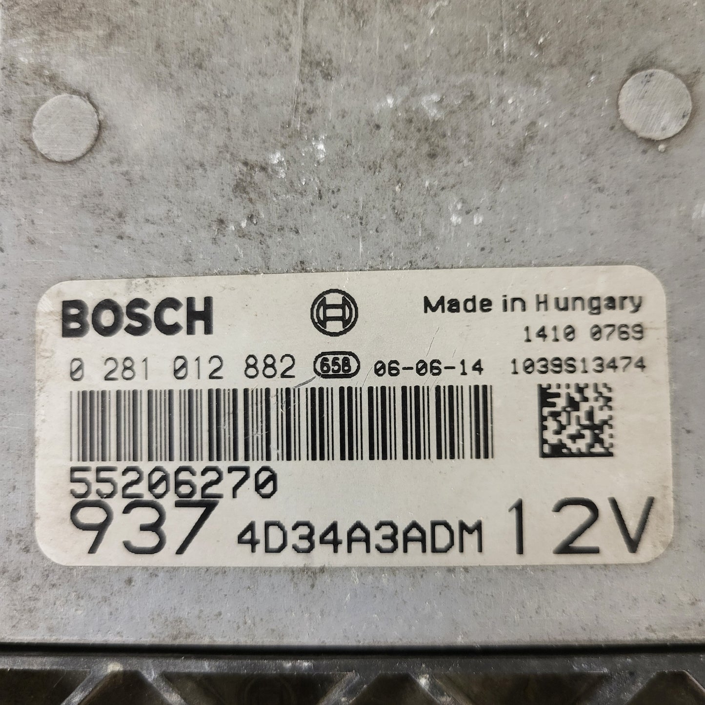 ALFA ROMEO 147 1.9 JTD ECU / 0281012882 / 55206270 / BOSCH