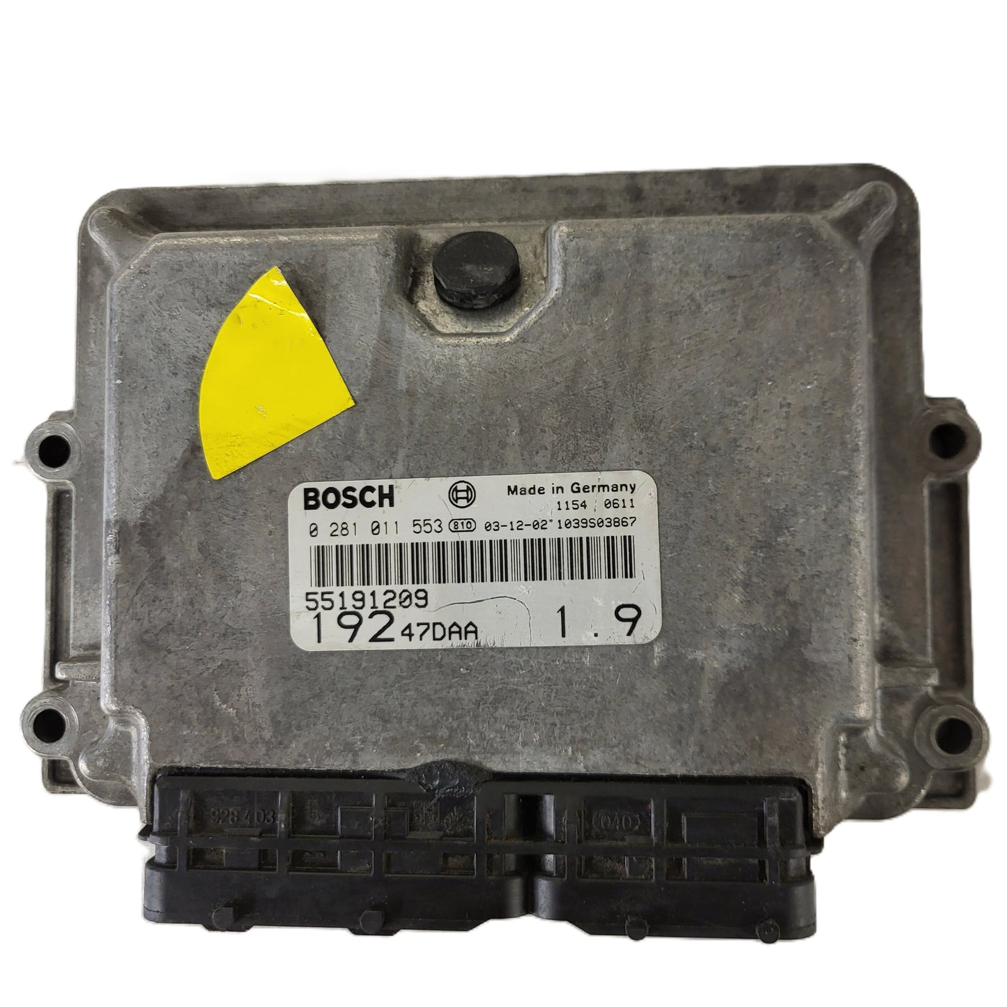 FIAT STILO 1.9 JTD ECU / 0281011553 / 55191209 / 19247DAA / BOSCH