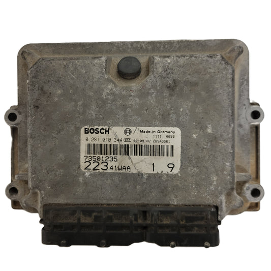 Fiat DOBLO 1.9 ECU / 0281010344 / 73501235 / BOSCH