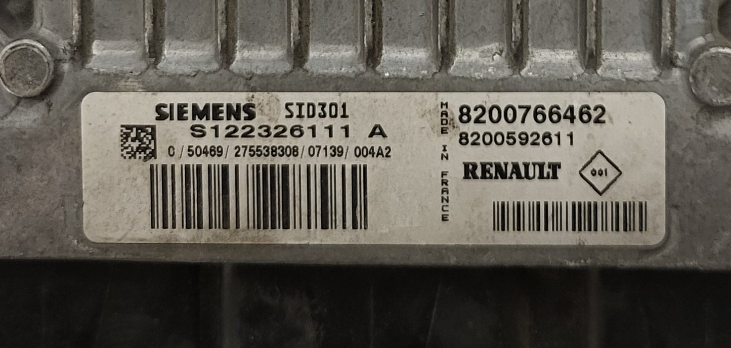 Renault ECU / S122326111A / S122326111 A / 8200766462 /8200592611 / SID301 / SIEMENS
