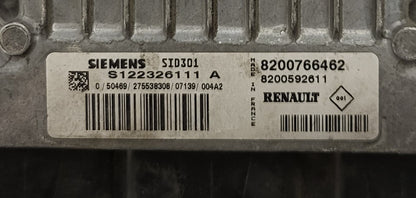 Renault ECU / S122326111A / S122326111 A / 8200766462 /8200592611 / SID301 / SIEMENS