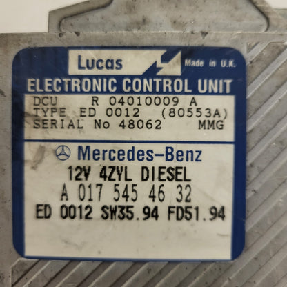Mercedes Benz ECU / R 04010009 A / R04010009A / A0175454632 / ED0012 / LUCAS